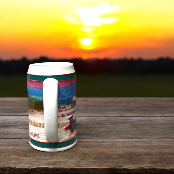 Vintage 1985 Winter Scene from Miller High Life - Picture 7 of 16